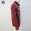 Winter custom men cardigan sweater zip knit cardigans with collar